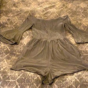 Black and White striped romper from American Eagle